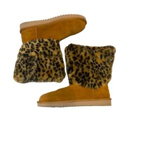 Koolaburra by UGG Dezi Short Boots Leopard Size8